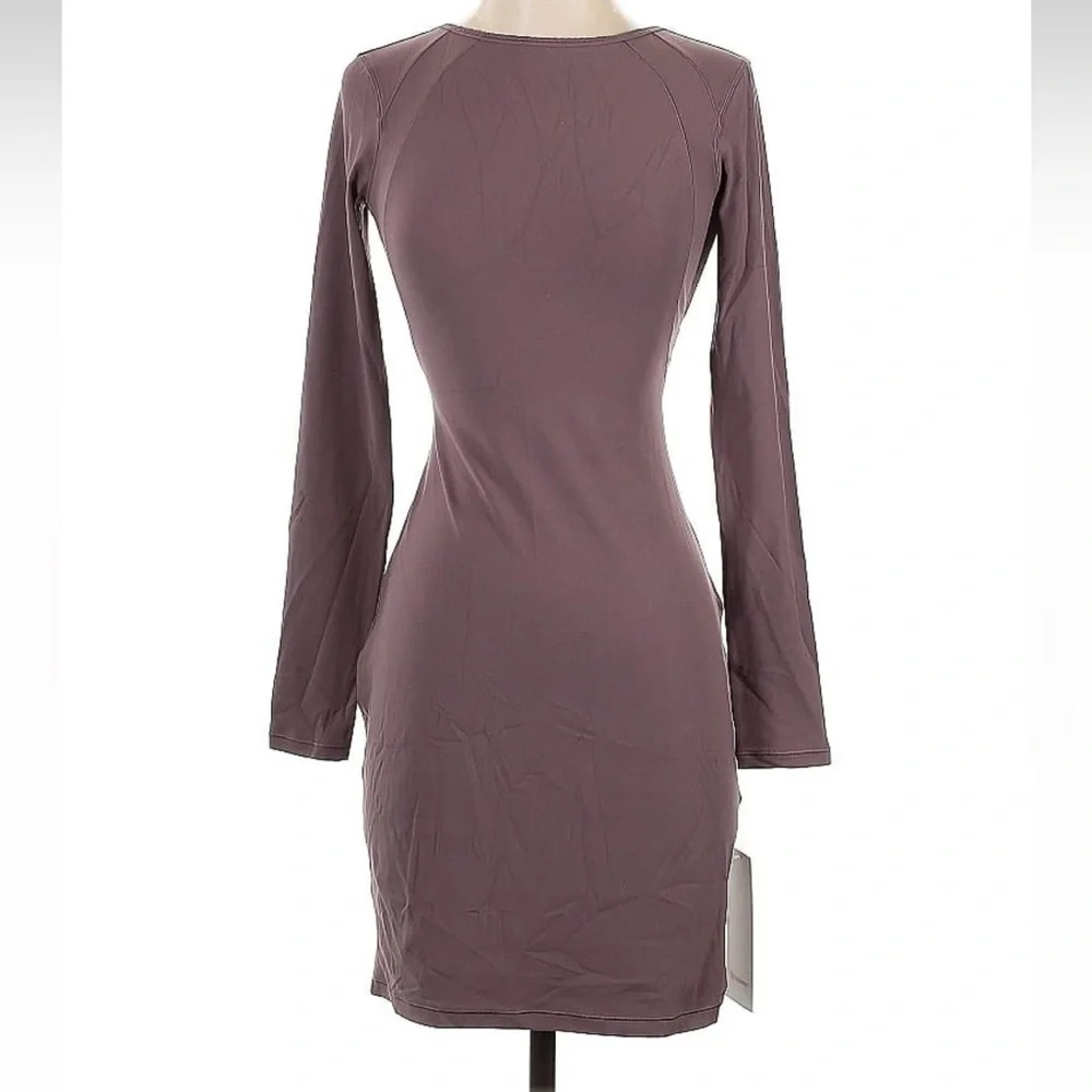 NWT Lululemon Contour Dress *Nulu in Antique Bark - Picture 4 of 6